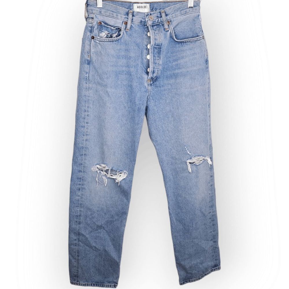 AGOLDE 90's Mid Rise Loose Fit Jeans size 25 - Picture 2 of 11